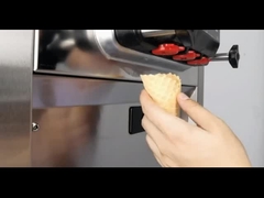 수직 자동 7일 무료 세정 아이스크림 콘 3 입지 소프트아이스 정수 기계