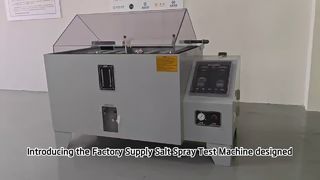 기계식 부싱 염수 분무 챔버: 마모 부품 부식 ​​검증